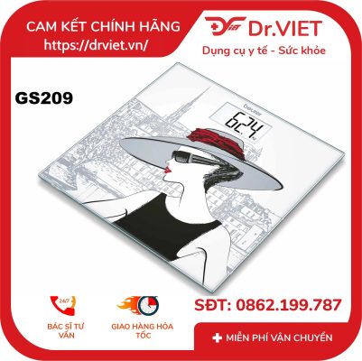 Cân điện tử mặt kính Beurer GS209 13 Cân điện tử mặt kính Beurer GS209