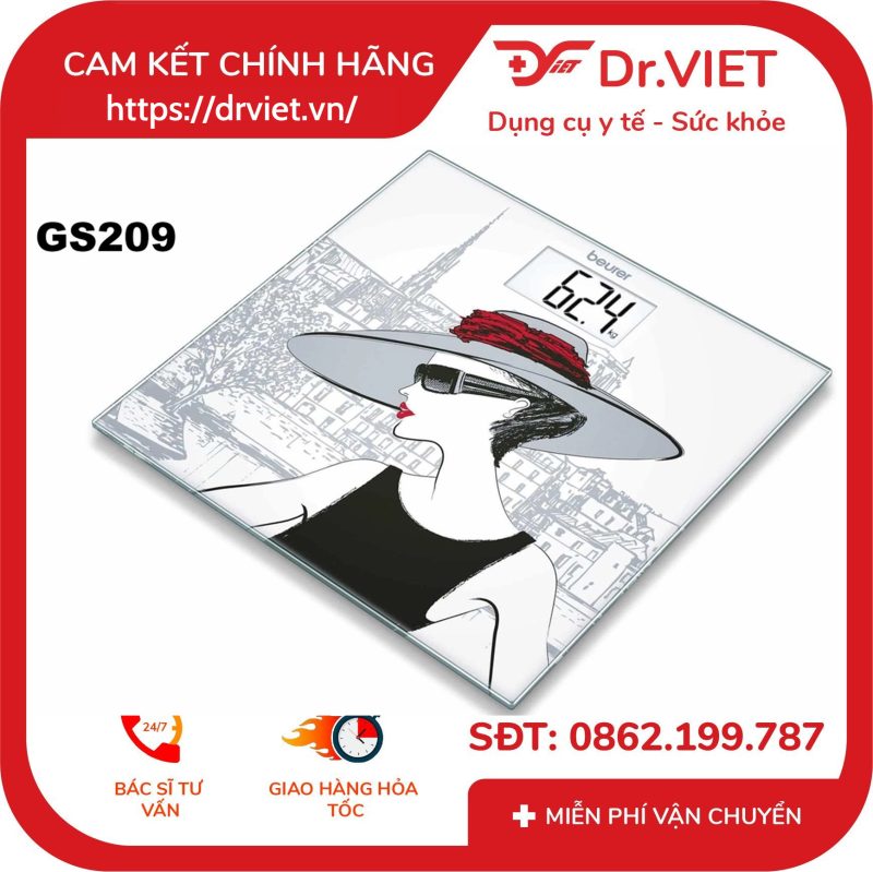 Cân điện tử mặt kính Beurer GS209