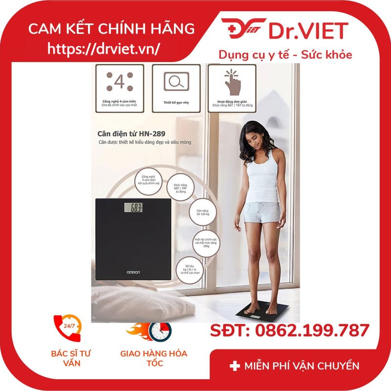 Cân sức khoẻ điện tử Omron HN-289 12 Cân sức khoẻ điện tử Omron HN-289
