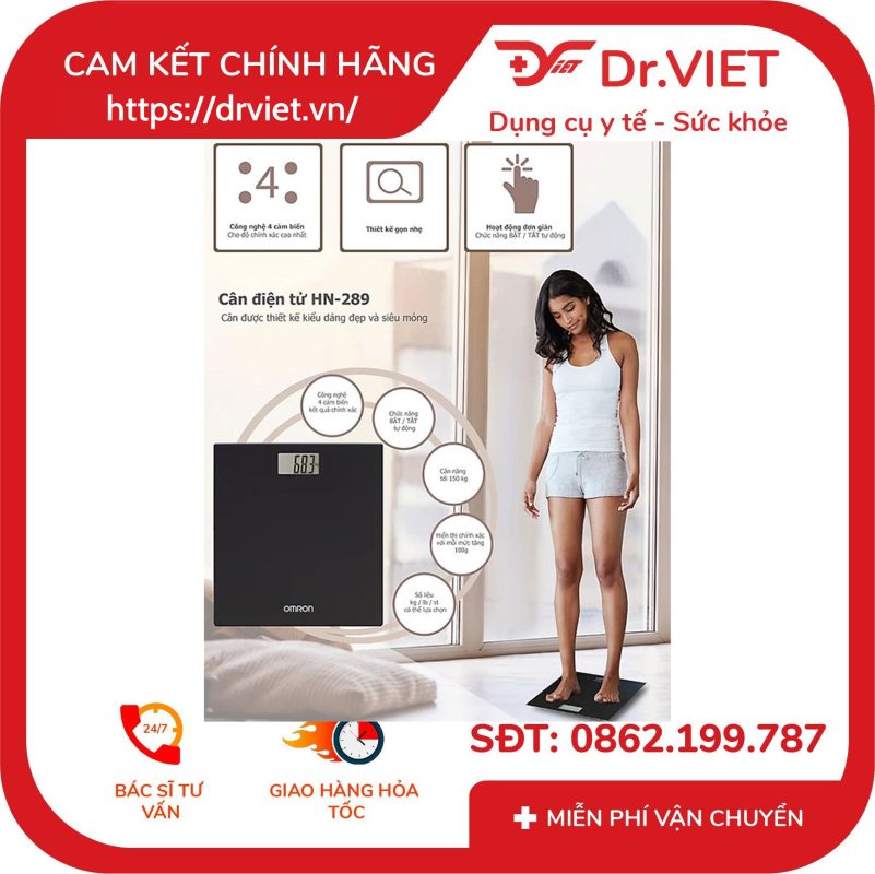 Cân sức khoẻ điện tử Omron HN-289 14 Cân sức khoẻ điện tử Omron HN-289