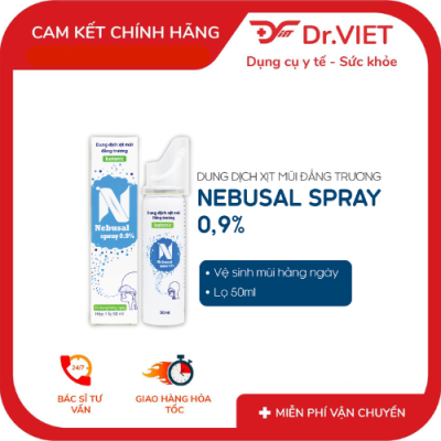Dung dịch xịt mũi Nebusal 0.9%