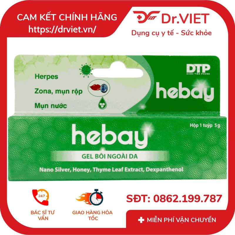 Gel bôi ngoài da Hebay điều trị mụn rộp 11 Gel bôi ngoài da Hebay điều trị mụn rộp