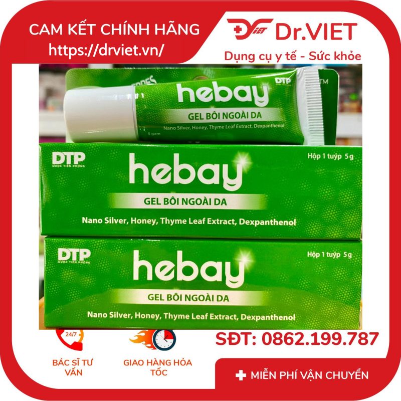 Gel bôi ngoài da Hebay điều trị mụn rộp 12 Gel bôi ngoài da Hebay điều trị mụn rộp