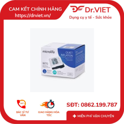 Máy đo huyết áp cổ tay Microlife W70 