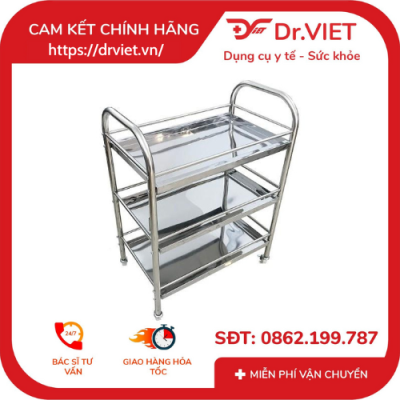 xe đẩy inox dcg-37