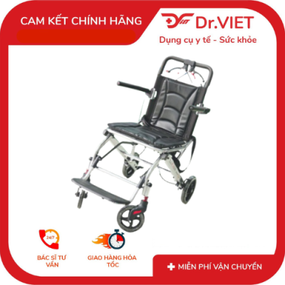 Xe lăn nhôm du lịch Lucass X-963 (X-69) - Gọn nhẹ, tiện lợi 1 Xe lăn nhôm du lịch Lucass X-963 (X-69) - Gọn nhẹ, tiện lợi