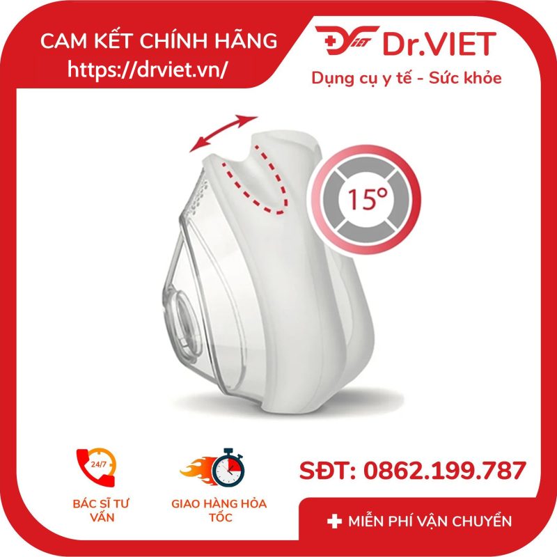 Mặt nạ máy trợ thở Yuwell YF-01 10 Mặt nạ máy trợ thở Yuwell YF-01