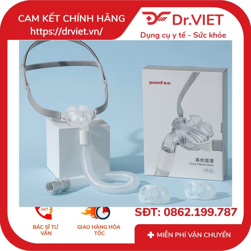 Mặt nạ máy trợ thở Yuwell YF-01 12 Mặt nạ máy trợ thở Yuwell YF-01