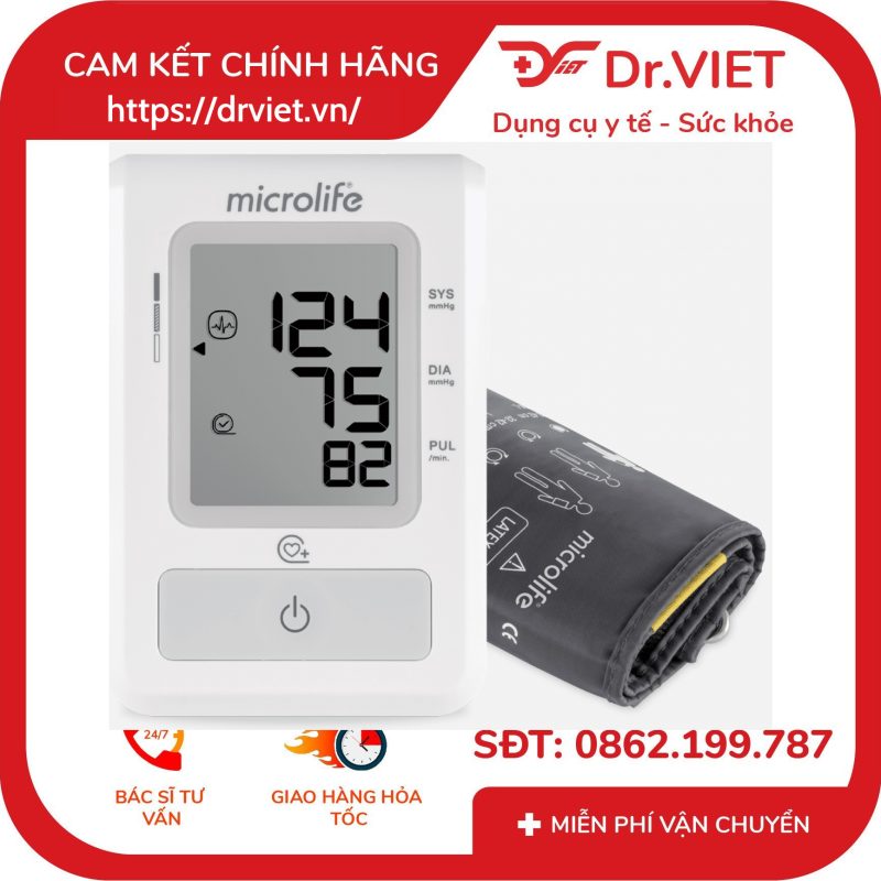 Máy đo huyết áp bắp tay Microlife B2 Easy 11 Máy đo huyết áp bắp tay Microlife B2 Easy