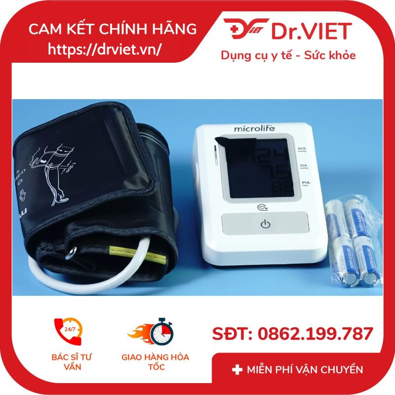 Máy đo huyết áp bắp tay Microlife B2 Easy 13 Máy đo huyết áp bắp tay Microlife B2 Easy