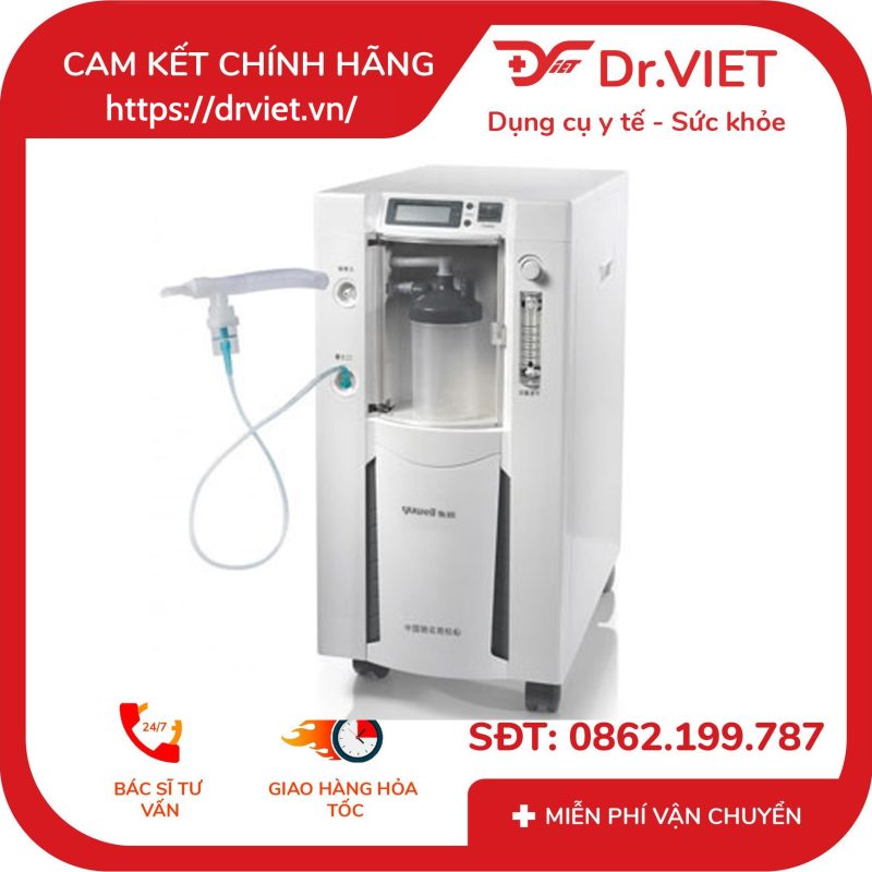 Máy tạo oxy Yuwell 7F-5CW 12 Máy tạo oxy Yuwell 7F-5CW