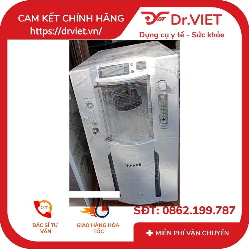 Máy tạo oxy Yuwell 7F-5CW 15 Máy tạo oxy Yuwell 7F-5CW