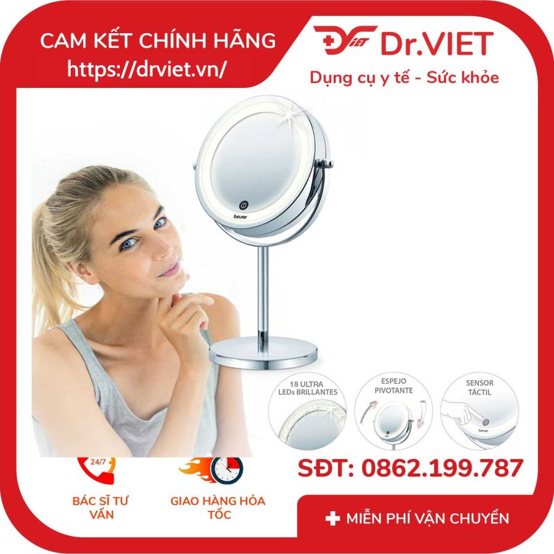 Gương trang điểm đèn LED Beurer BS55
