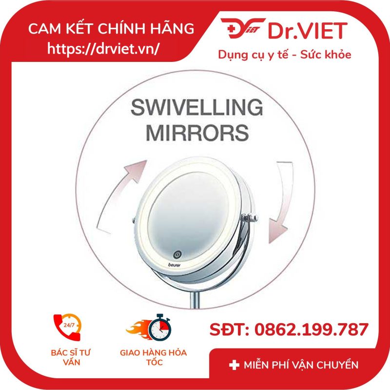 Gương trang điểm đèn LED Beurer BS55