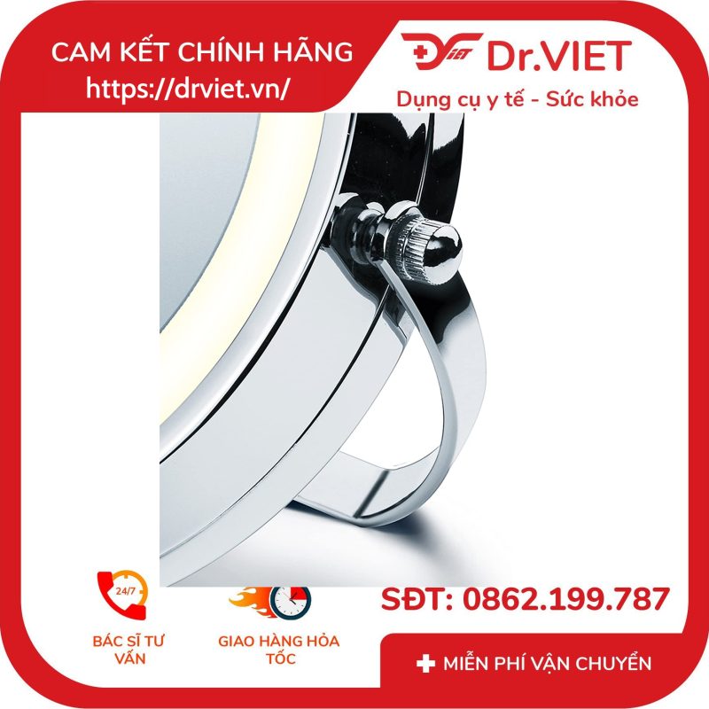 Gương trang điểm 2 mặt đèn LED gắn tường Beurer BS59 12 Gương trang điểm 2 mặt đèn LED gắn tường Beurer BS59