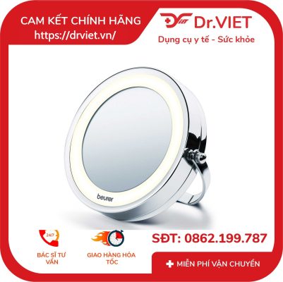 Gương trang điểm 2 mặt đèn LED gắn tường Beurer BS59