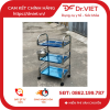 Xe Đẩy DCG-24 Inox 3 Tầng 30 x 40 (Có Vòng Chắn) 1 xe đẩy DCG-24 Inox 3 Tầng 30 x 40