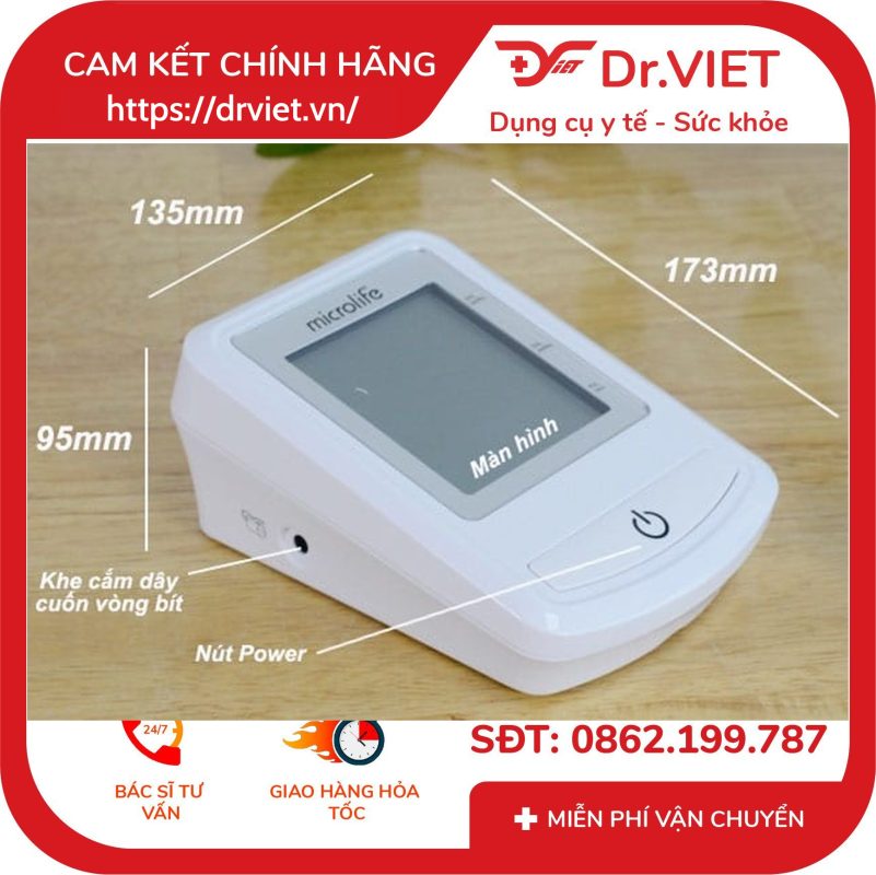 Máy đo huyết áp bắp tay Microlife BP 3NZ1-1P 14 Máy đo huyết áp bắp tay Microlife BP 3NZ1-1P