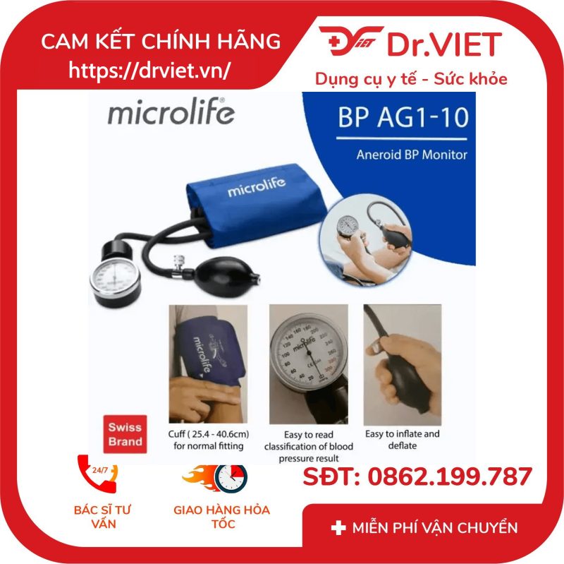 Máy đo huyết áp cơ Microlife AG1-10