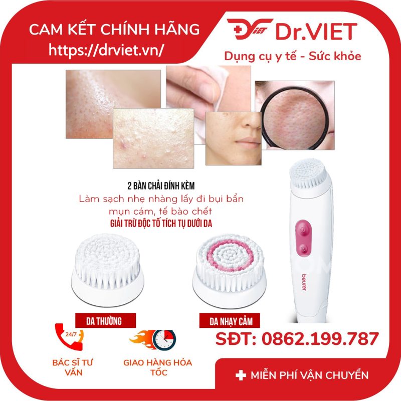 Máy rửa mặt Beurer FC48 11 Máy rửa mặt Beurer FC48