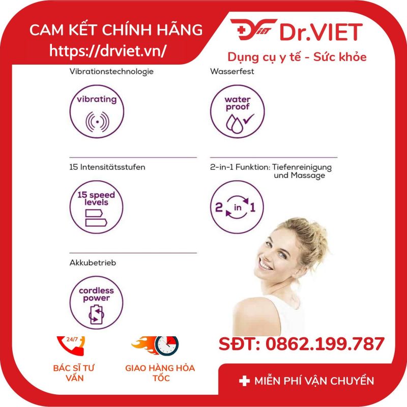 Máy rửa mặt massage Beurer FC49 11 Máy rửa mặt massage Beurer FC49