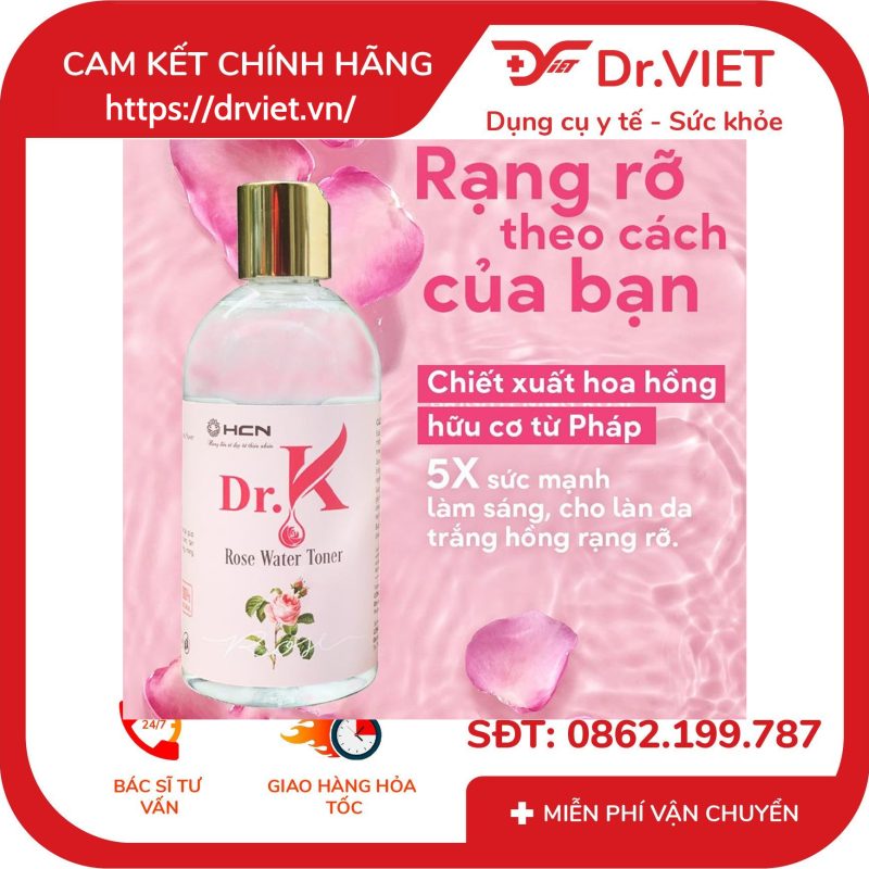 Nước hoa hồng Dr.K cấp ẩm mềm da 300ml 9 Nước hoa hồng Dr.K cấp ẩm mềm da 300ml