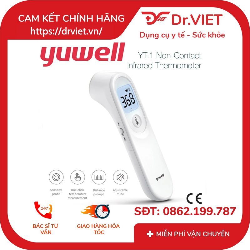 Nhiệt kế hồng ngoại đo trán Yuwell YT-1