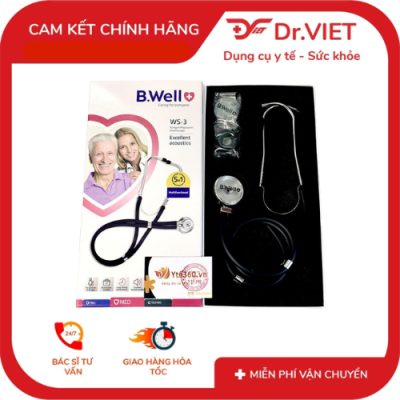 Ống Nghe Y Tế: Khám Phá Âm Thanh Sự Sống và Sự Lựa Chọn Hoàn Hảo Cùng Ống nghe B.Well Swiss WS-3