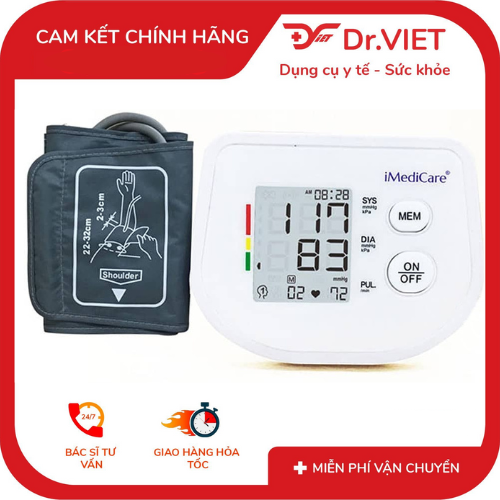 Máy đo huyết áp bắp tay điện tử ibpm-6p