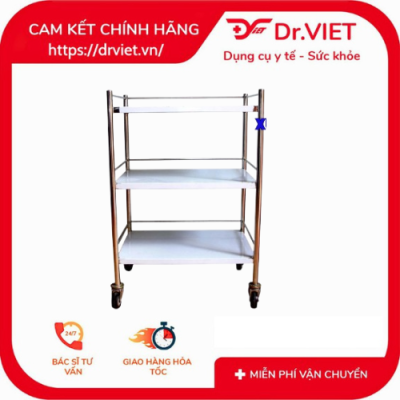 Xe đẩy inox DCG-34