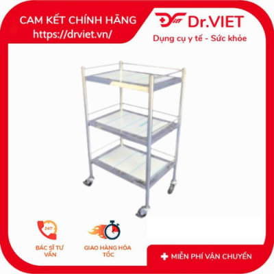 Xe Đẩy Inox DCG -34 – Thiết Bị Hỗ Trợ Vận Chuyển Hiệu Quả, Bền Bỉ
