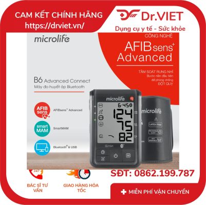 Máy đo huyết áp bắp tay Microlife B6 Advanced Connect 17 Máy đo huyết áp bắp tay Microlife B6 Advanced Connect