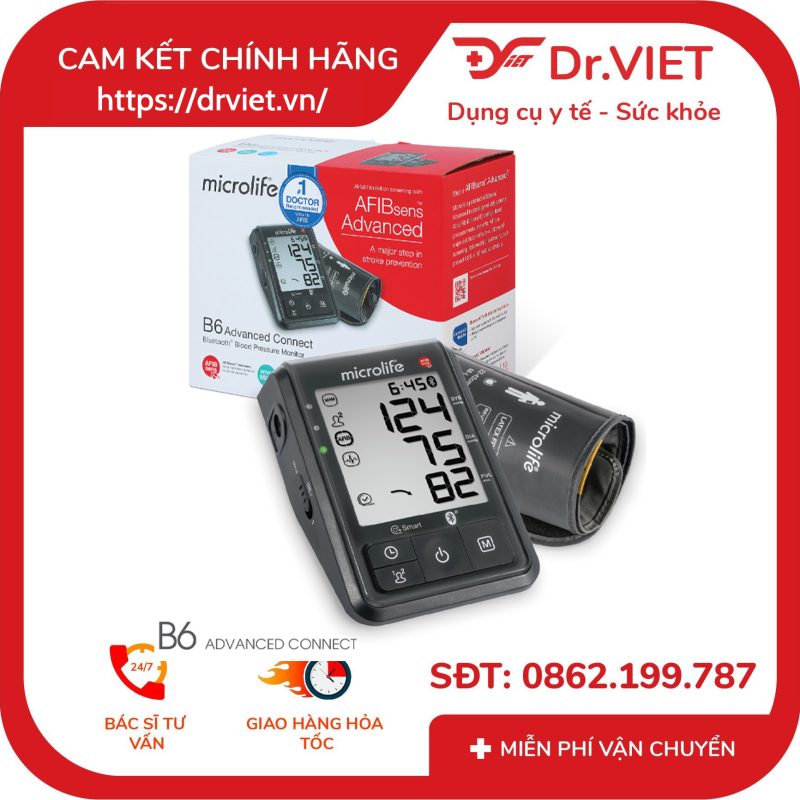 Alternative view of Máy đo huyết áp bắp tay Microlife B6 Advanced Connect