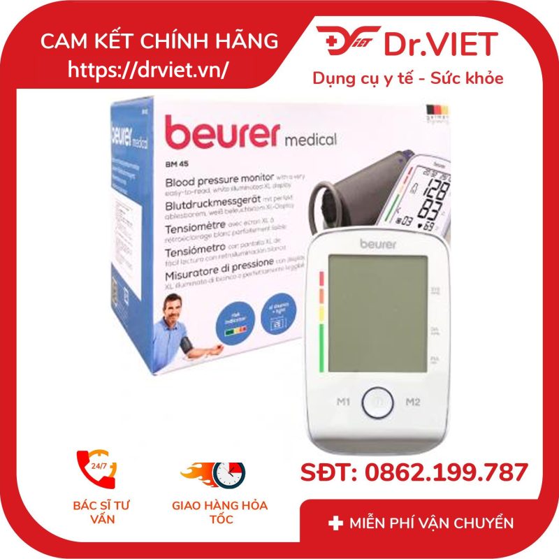 Máy đo huyết áp bắp tay Beurer BM45