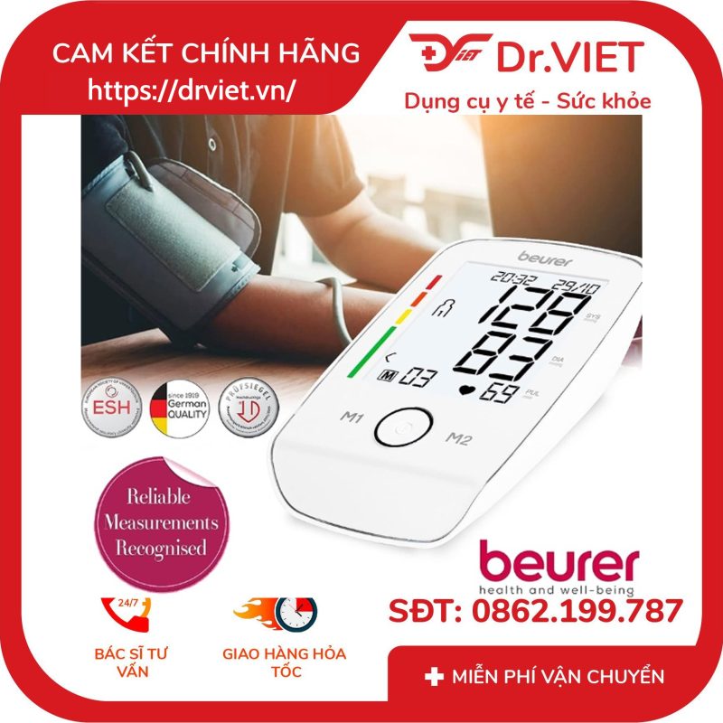 Máy đo huyết áp bắp tay Beurer BM45