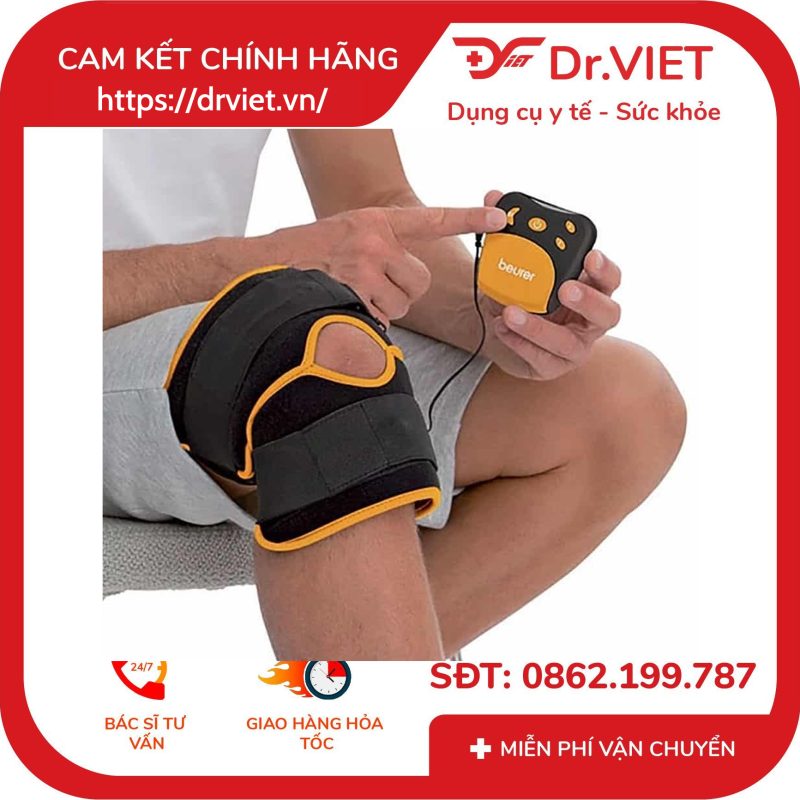 Đai massage đầu gối xung điện Beurer EM29 12 Đai massage đầu gối xung điện Beurer EM29