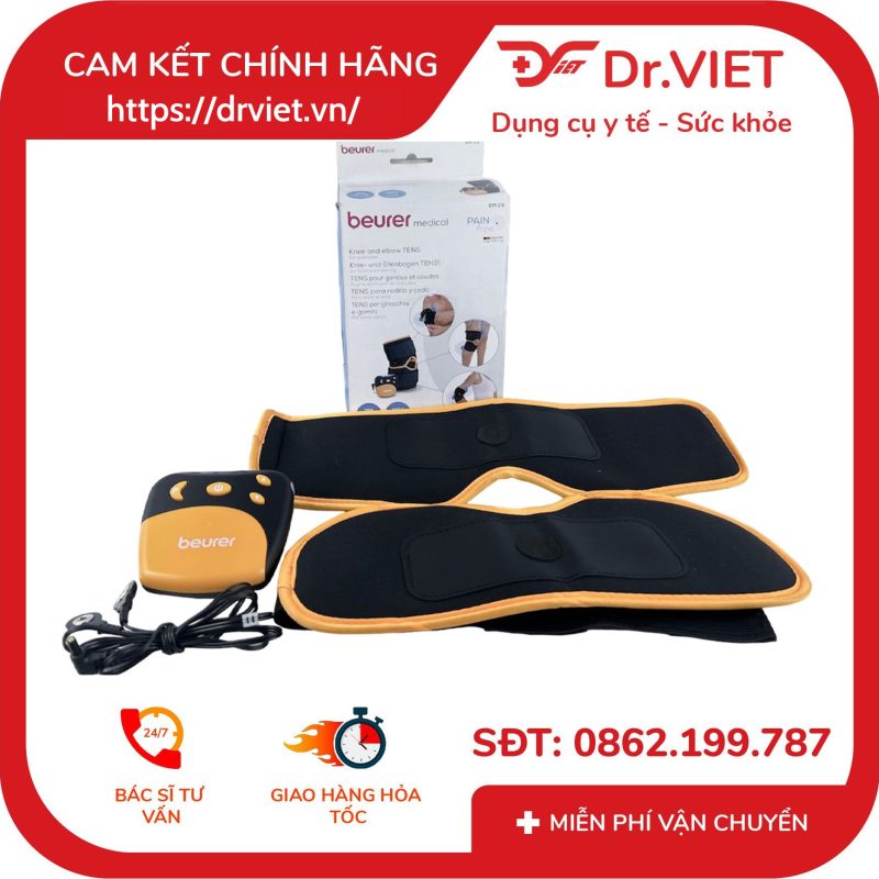 Đai massage đầu gối xung điện Beurer EM29 13 Đai massage đầu gối xung điện Beurer EM29