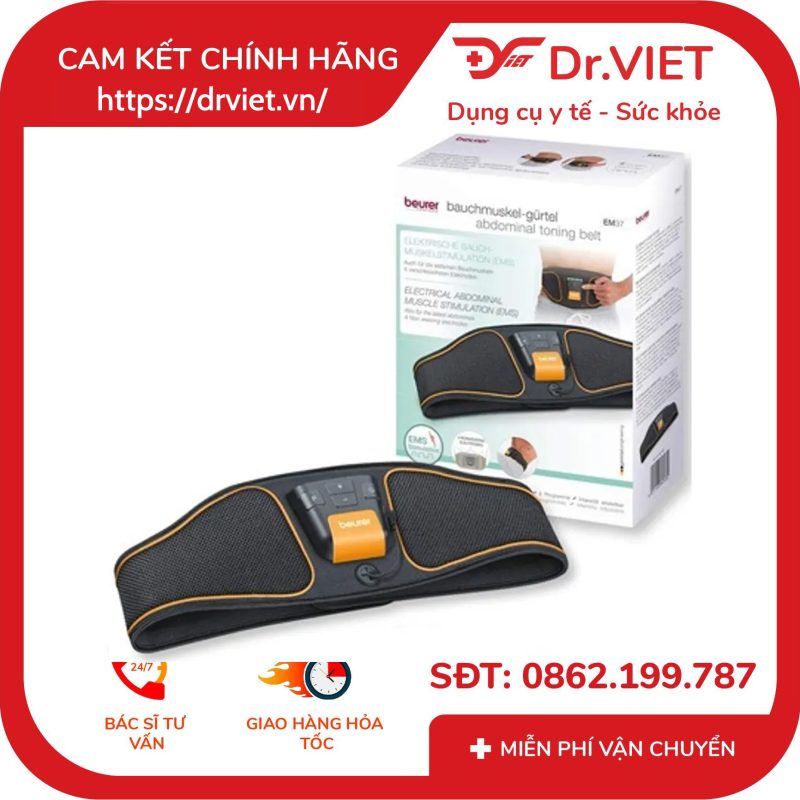 Đai massage bụng xung điện Beurer EM37 9 Đai massage bụng xung điện Beurer EM37
