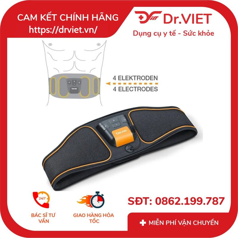 Đai massage bụng xung điện Beurer EM37