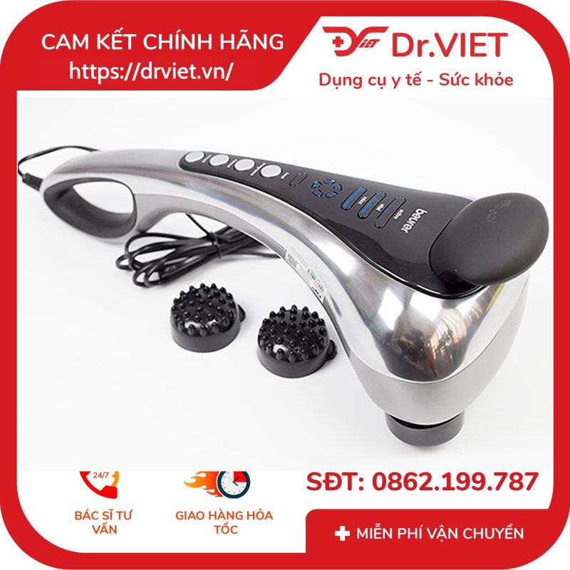 Máy massage cầm tay 2 đầu hồng ngoại Beurer MG100 9 Máy massage cầm tay 2 đầu hồng ngoại Beurer MG100