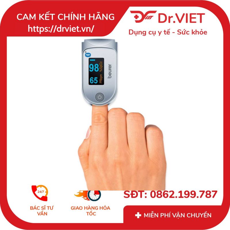 Máy đo nồng độ Oxy trong máu SPO2 và nhịp tim Beurer PO60 11 Máy đo nồng độ Oxy trong máu SPO2 và nhịp tim Beurer PO60