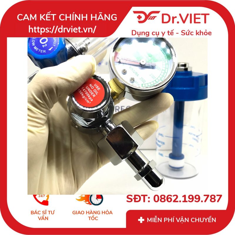 Đồng hồ oxy y tế YR-86