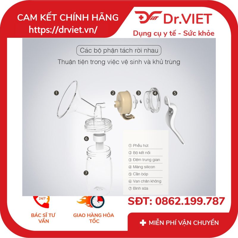 Dụng cụ hút sữa bằng tay Spectra Wide