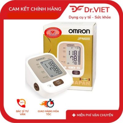Máy đo huyết áp bắp tay điện tử Omron JPN600 – Chuẩn Nhật, đo nhanh & chính xác 14 Máy đo huyết áp bắp tay điện tử Omron JPN600 – Chuẩn Nhật, đo nhanh & chính xác