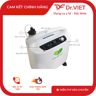 Máy tạo Oxy IMEDICARE IOC-5LS – Giải pháp tối ưu cho sức khỏe hô hấp gia đình và bệnh viện 5 Máy tạo Oxi