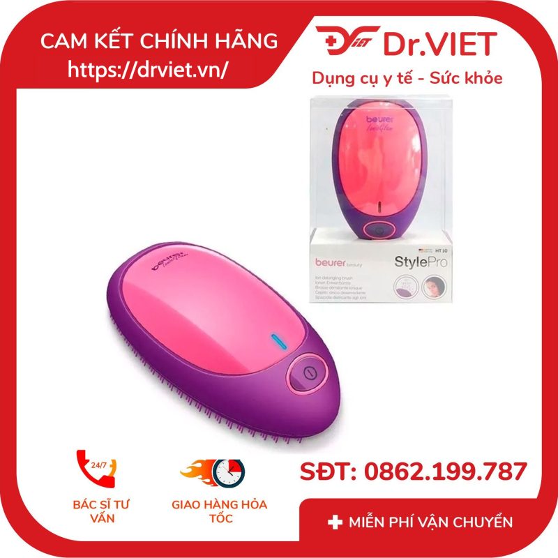 Lược gỡ rối tóc ion Beurer HT10 10 Lược gỡ rối tóc ion Beurer HT10