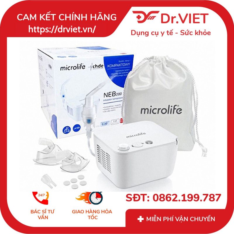 Máy xông mũi họng Microlife NEB Nano 10 Máy xông mũi họng Microlife NEB Nano