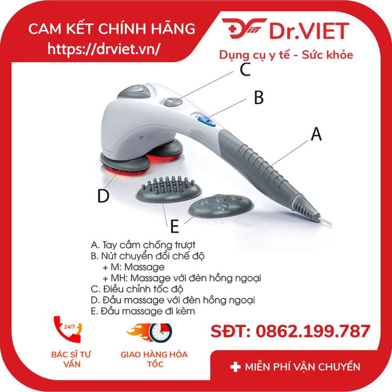 Máy massage cầm tay Beurer MG80 12 Máy massage cầm tay Beurer MG80