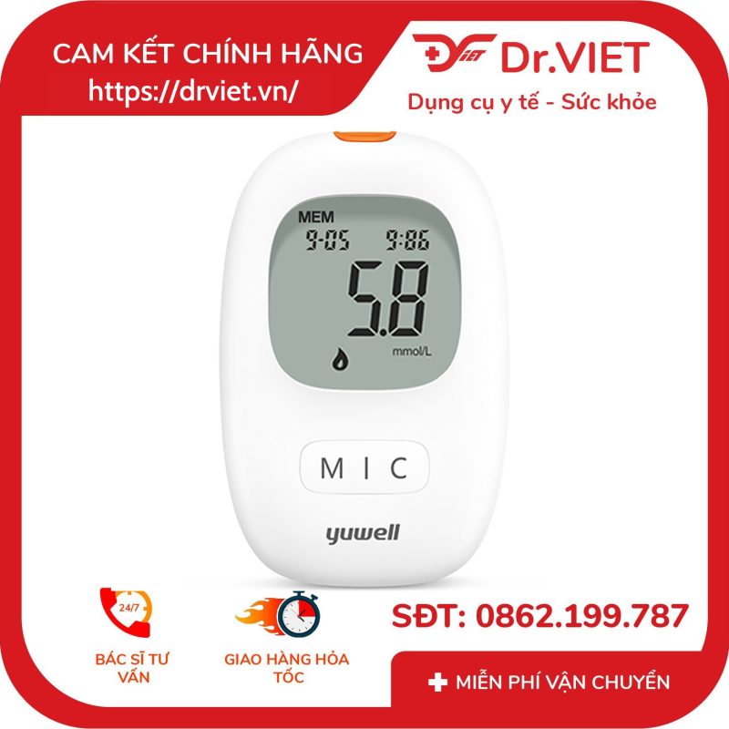 Alternative view of Máy đo đường huyết Yuwell Accusure 710
