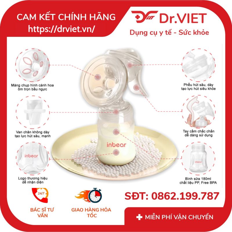 Máy Hút Sữa Cầm Tay Inbear IBM-9101
